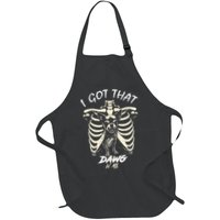 Funny Viral Meme I Got That Dog In Me Skeleton Chihuahua Apron