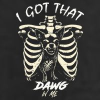 Funny Viral Meme I Got That Dog In Me Skeleton Chihuahua 25L Jumbo Tote