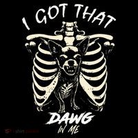 Funny Viral Meme I Got That Dog In Me Skeleton Chihuahua Baby Bodysuit