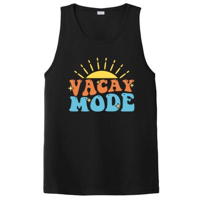 Funny Vacay Mode On Summer Vacation School Teacher Meaningful Gift PosiCharge Competitor Tank