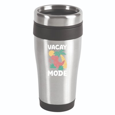 Funny Vacay Mode Cute Dinosaur Family Vacation Gift 16oz Travel Tumbler