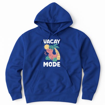 Funny Vacay Mode Cute Dinosaur Family Vacation Gift Hoodie