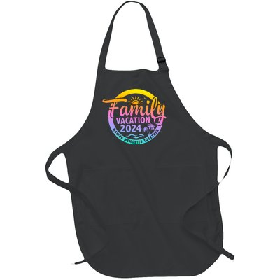 Family Vacation Making Memories Together Matching Family Full-Length Apron With Pockets