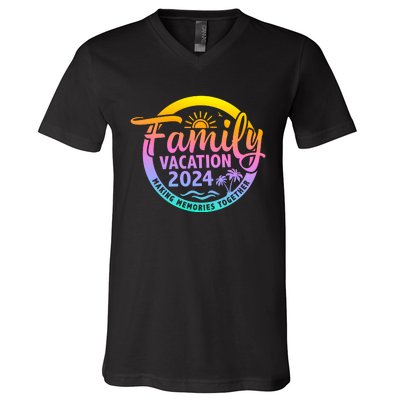 Family Vacation Making Memories Together Matching Family V-Neck T-Shirt