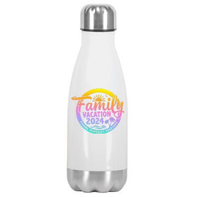 Family Vacation Making Memories Together Matching Family Stainless Steel Insulated Water Bottle