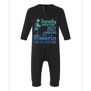 Family Vacation Making Memories Lifetime Gift Infant Fleece One Piece