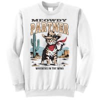 Funny Vintage Meowdy Partner Cowboy Sweatshirt