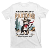 Funny Vintage Meowdy Partner Cowboy T-Shirt