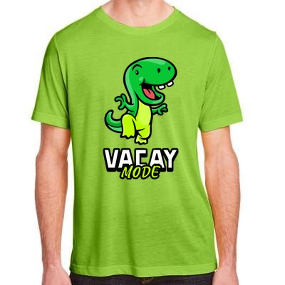 Funny Vacay Mode Cute Dinosaur Family Vacation Hawaii Dino Gift Adult ChromaSoft Performance T-Shirt