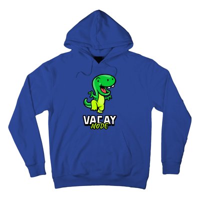 Funny Vacay Mode Cute Dinosaur Family Vacation Hawaii Dino Gift Hoodie