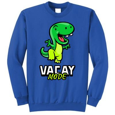 Funny Vacay Mode Cute Dinosaur Family Vacation Hawaii Dino Gift Sweatshirt