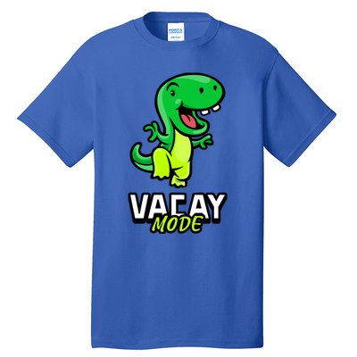 Funny Vacay Mode Cute Dinosaur Family Vacation Hawaii Dino Gift Tall T-Shirt