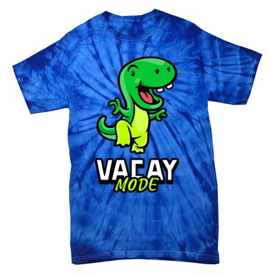 Funny Vacay Mode Cute Dinosaur Family Vacation Hawaii Dino Gift Tie-Dye T-Shirt