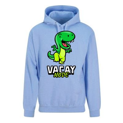 Funny Vacay Mode Cute Dinosaur Family Vacation Hawaii Dino Gift Unisex Surf Hoodie