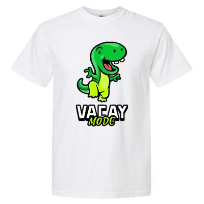 Funny Vacay Mode Cute Dinosaur Family Vacation Hawaii Dino Gift Garment-Dyed Heavyweight T-Shirt