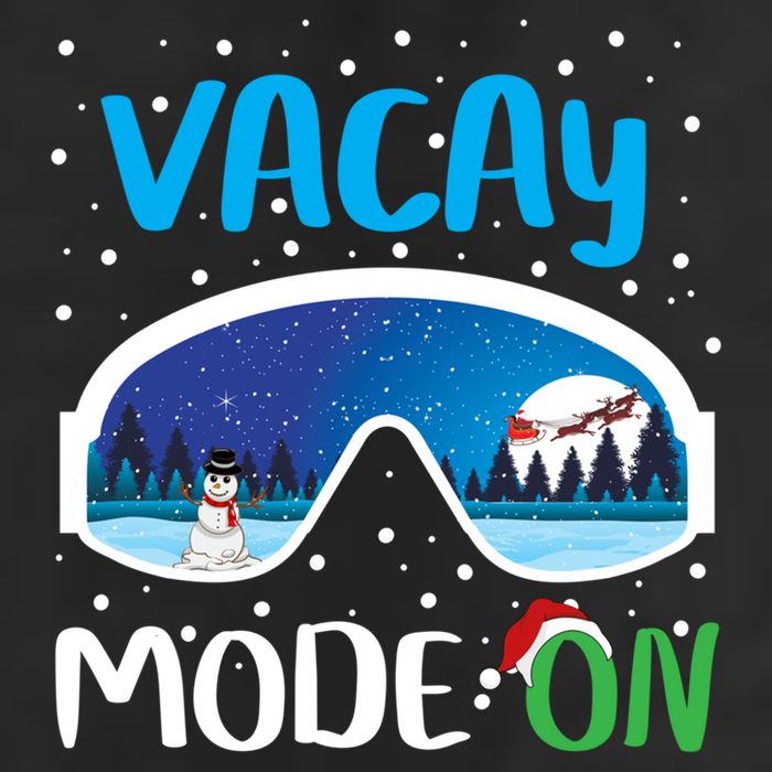 Funny Vacay Mode On Cute Snow Matching Family Vacation Gift Cool Comfort Performance Bucket Hat