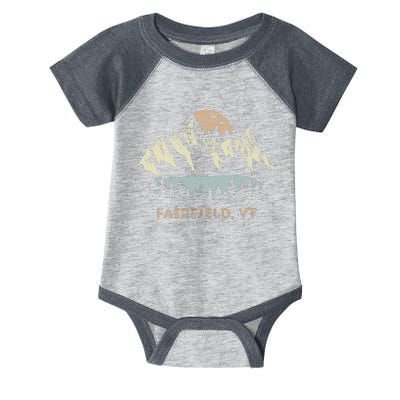 Fairfield Vermont Mountain Sunset Sunrise Vt Infant Baby Jersey Bodysuit