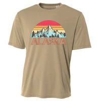 Funny Vintage Mountains Of Alaska Cooling Performance Crew T-Shirt