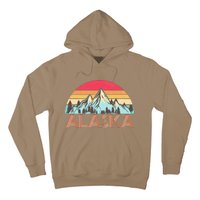 Funny Vintage Mountains Of Alaska Hoodie