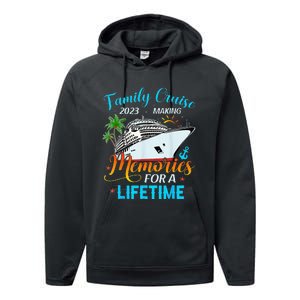 Family Vacation Making Memories For A Lifetime Performance Fleece Hoodie