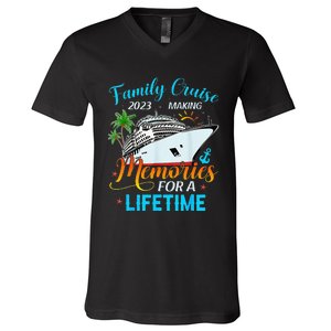 Family Vacation Making Memories For A Lifetime V-Neck T-Shirt