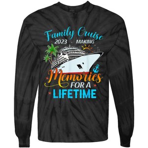 Family Vacation Making Memories For A Lifetime Tie-Dye Long Sleeve Shirt