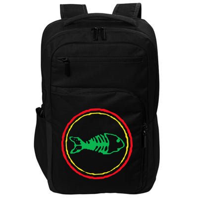 Fishbones Valentine Mardi Gras Patrick Fish Store Impact Tech Backpack