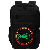 Fishbones Valentine Mardi Gras Patrick Fish Store Impact Tech Backpack