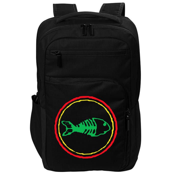 Fishbones Valentine Mardi Gras Patrick Fish Store Impact Tech Backpack