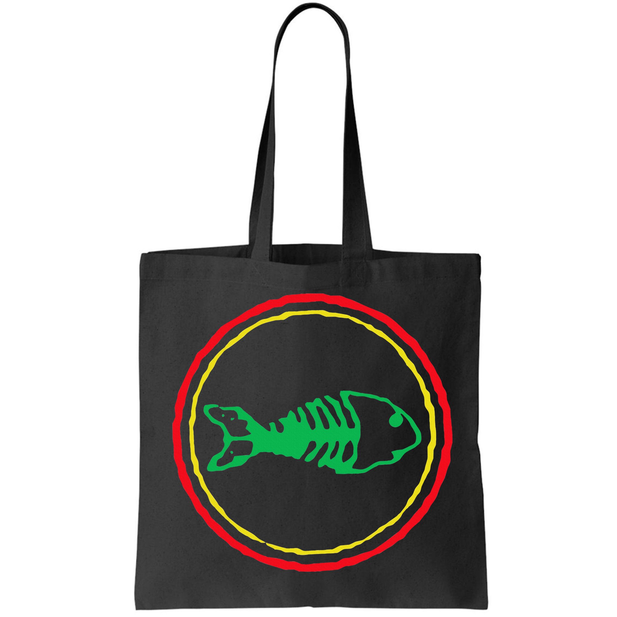 Fishbones Valentine Mardi Gras Patrick Fish Store Bag