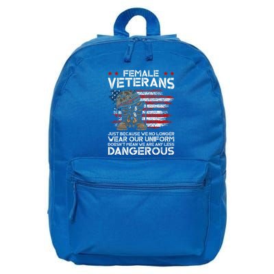 Female Veterans Not Any Less Dangerous 16 in Basic Backpack
