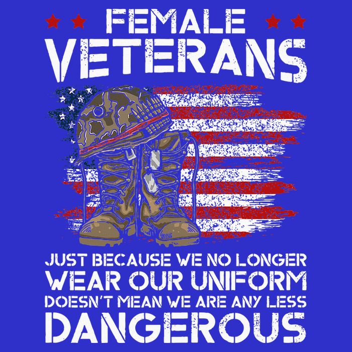 Female Veterans Not Any Less Dangerous Zip Tote Bag