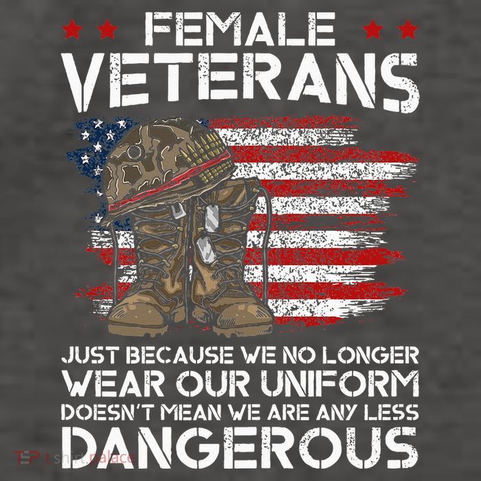 Female Veterans Not Any Less Dangerous Vector Backpack