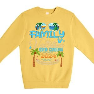 Family Vacation North Carolina 2024 Summer Vacation 2024 Premium Crewneck Sweatshirt