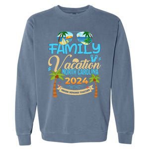 Family Vacation North Carolina 2024 Summer Vacation 2024 Garment-Dyed Sweatshirt