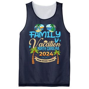 Family Vacation North Carolina 2024 Summer Vacation 2024 Mesh Reversible Basketball Jersey Tank