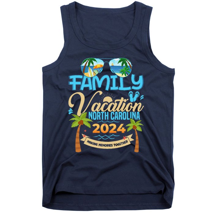 Family Vacation North Carolina 2024 Summer Vacation 2024 Tank Top