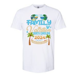 Family Vacation North Carolina 2024 Summer Vacation 2024 Softstyle CVC T-Shirt