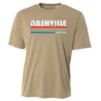 Funny Vintage Nashville Tennessee Cooling Performance Crew T-Shirt