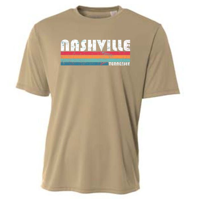 Funny Vintage Nashville Tennessee Cooling Performance Crew T-Shirt