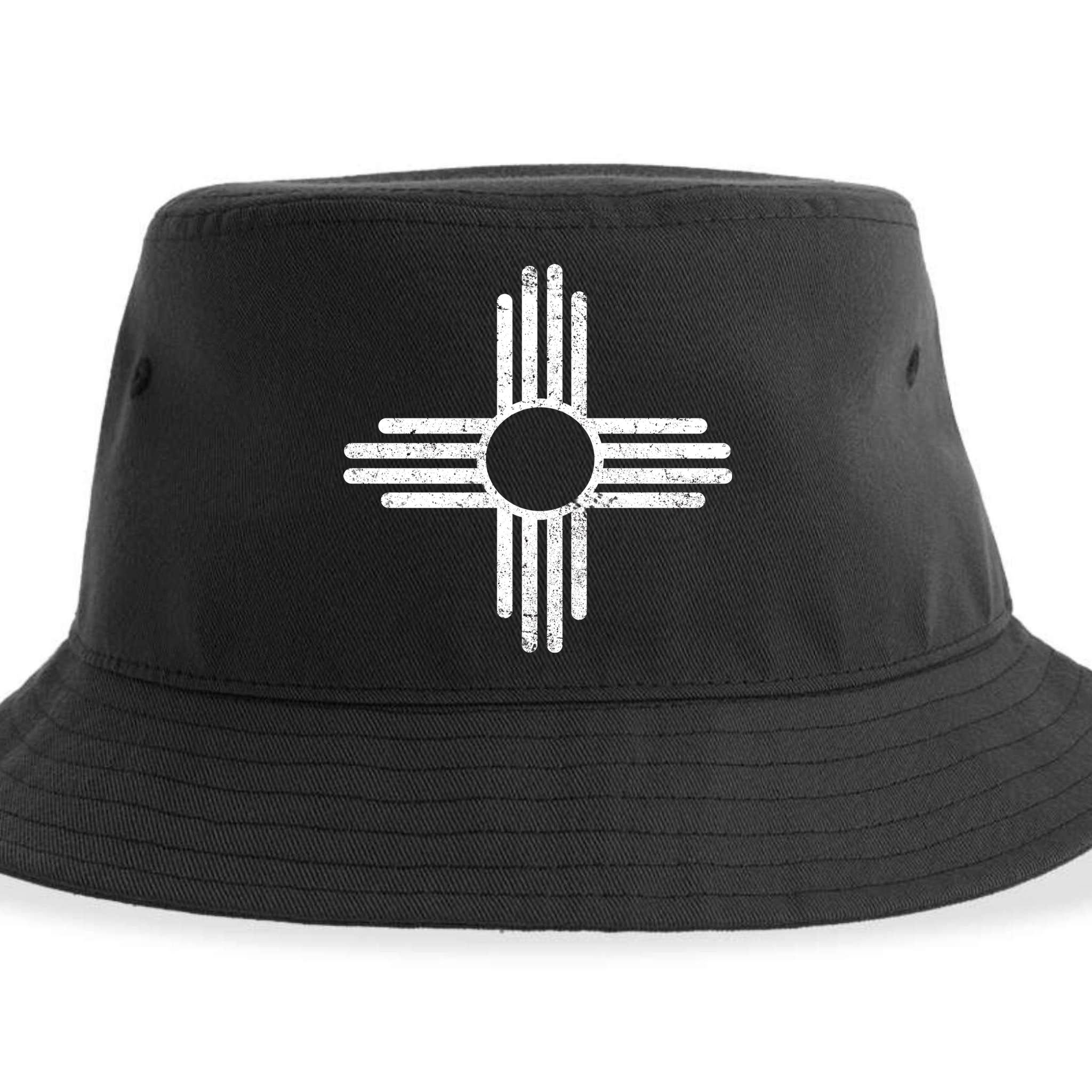 Funny Vintage New Mexico Flag Symbol Sustainable Bucket Hat