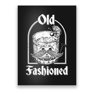 Funny Vintage Old Fashion Drink Poster