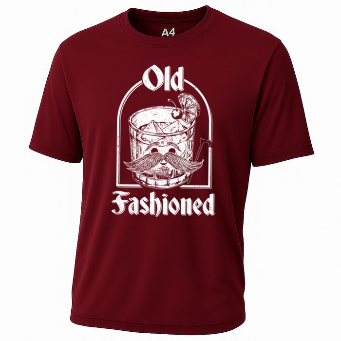 Funny Vintage Old Fashion Drink Performance Shirt