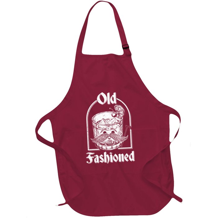Funny Vintage Old Fashion Drink Apron