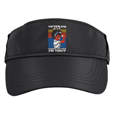 Female Veteran Of The United States Air Force, USAF Veteran Adult Drive Performance Visor