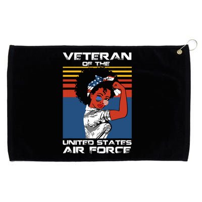 Female Veteran Of The United States Air Force, USAF Veteran Grommeted Golf Towel