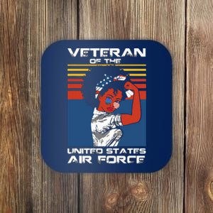 Female Veteran Of The United States Air Force, USAF Veteran Coaster