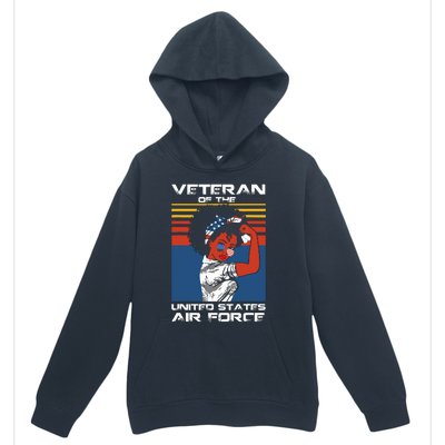 Female Veteran Of The United States Air Force, USAF Veteran Urban Pullover Hoodie