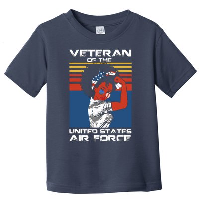 Female Veteran Of The United States Air Force, USAF Veteran Toddler T-Shirt