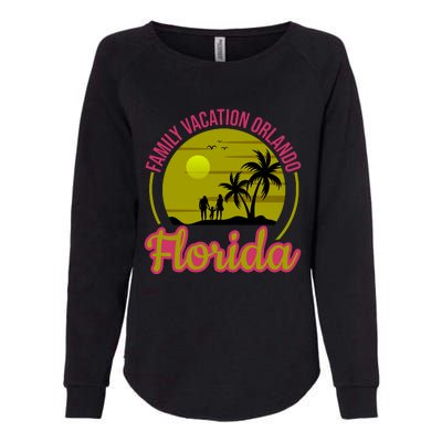 Family Vacation Orlando Florida Womens California Wash Sweatshirt